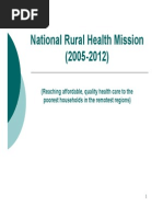 National Rural Health Mission (2005-2012)