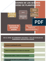 Roles y Funciones de Los Actores en El