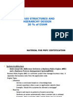 Class Structures and Hierarchy Design 20 % of EXAM: Material For PRPC Certification