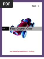 Food Control Cycle