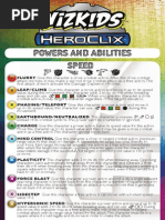 2014 HeroClix Powers and Abilities Card