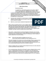 Mark Scheme Syllabus Mathematics - June 2003 9709