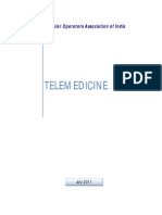 Telemedicine: Cellular Operators Association of India