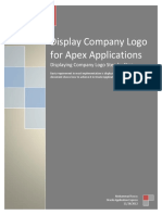 Display Company Logo For Apex Application