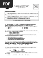 STPM Trials 2009 Physics Paper 1 (SMI Ipoh)