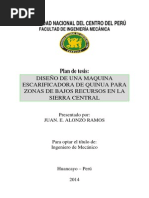 Plan de Tesis Escarificadora de Quinua