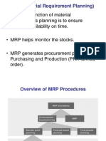 MRP (Material Requirement Planning) - A