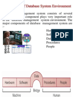 1.3components of Database System Environment