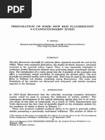 Preparation of Some New Red Fluorescent 4-Cyanocoumarin Dyes