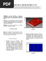 Informe de Laboratorio CNC