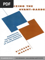 Literature Culture Theory Richard Murphy Theorizing The Avant Garde Modernism Expressionism and The Problem of Postmodernity Cambridge Univers