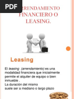 Arrendamiento Financiero Lising