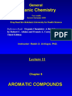 Lecture 11 - AROMATIC COMPOUNDS