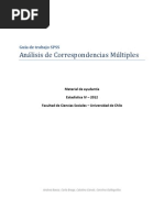 Guía de Trabajo SPSS - Correspondencias - Multiple