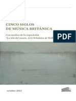 5 Siglos de Musica Britanica PDF