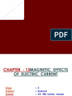 Magnetic Effects of Electric Current