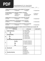 Examen Parcial I Bloque V - Ciencias 3