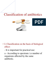 Classification of Antibiotics