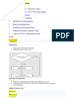 Decision Making and Branching