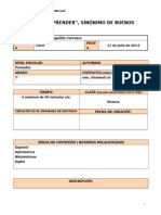 Formato de Ficha Tecnica Del Proyecto