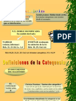 2.1 Identidad de La Catequesis A Partir de Los Documentos Del Magisterio de La Iglesia