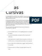 Letras Cursivas