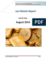 Lighthouse Precious Metals Report - 2014 - August