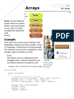 C# String Array