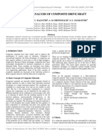 Design and Analysis of Composite Drive Shaft