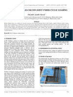 Behaviour of Beam-Column Joint Under Cyclic Loading