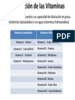 Clasificación de Las Vita