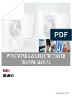 WTMC WTXD BOSCH Siemens Gas and Electric Dryer