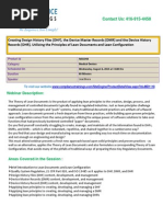 Webinar On Creating Design History Files (DHF), The Device Master Records (DMR) and The Device History Records (DHR), Utilizing The Principles of Lean Documents and Lean Configuration