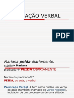 Predicação Verbal