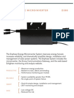 Enphase D380 Datasheet