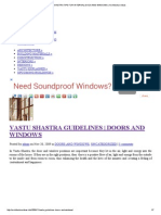 Vastu Shastra Tips For Internal Doos and Windows - Architecture Ideas