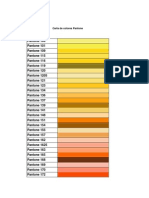 Carta de Colores Pantone Decoracion y Pintura JS