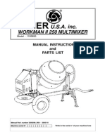 Imer Cement Mixer Workmanii250