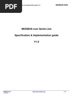 Modbus Over Serial Line