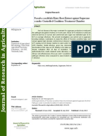 Antifungal Activity of Psoralea Corylifolia Hairy Root Extract Against Sugarcane Red Rot Pathogen Under Controlled Condition Treatment Chamber