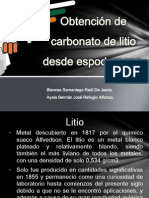 Litio Carbonato