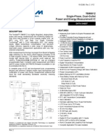 78M6612 Single-Phase, Dual-Outlet Power and Energy Measurement IC