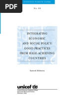 Integrating Economic and Social Policy: Good Practices From High-Achieving Countries