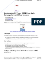 Implementing RPC Over HTTPS