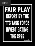 TTC Taskforce Report