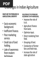 Challenges in Indian Agriculture: What Are The Problems in Agricultural Growth?