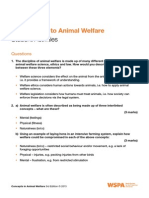 M1 SA Introduction To Animal Welfare