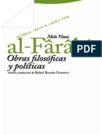 Abû Nasr Al-Fârâbî - Obras Filosóficas y Políticas