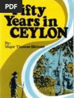 Fifty Years in Ceylon by Major Thomas Skinner C.M.G.