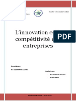 Thème 3 Innovation Et Compétitivité PDF